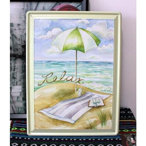 30pcs/lot Metal Sign shabby chic Christmas Decoration Tin sign fruit plate House Cafe Garage iron craft N-47 Mix order 30*40 CM