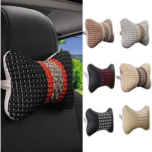 55% Dropshipping!!Creative 3D Bone Shaped Stuffed Car Neck Headrest Pillow Soft Cushion Gift