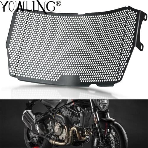 Motorcycle Aluminium Radiator Grille Guard Cover Side Part Grill Protector For Ducati Hypermotard 950 SP RVE 950SP 950RVE 2021