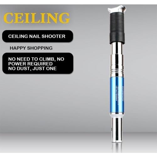 Automatic Silencer Pneumatic Nail Gun Machine Screw Interface Ceiling Mount Nail Gun Tool Stainless Steel Connecting Rod