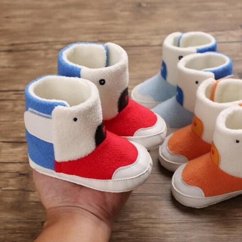2020Baby Boys Girls Boots For Newborn Cute Cartoon Animal Shoes Infant Toddler First Walkers Super Keep Warm Snowfield Boot