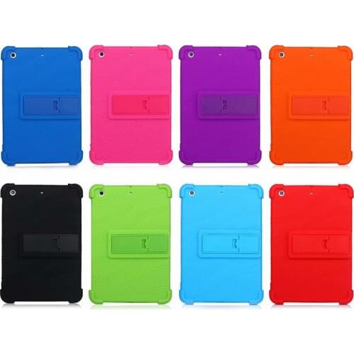 Kids Silicon Cover case for Apple ipad 5 6 Air 1 2 4 10.9 9.7 2017 2018 10.2 2019 Stand cases for iPad Mini 5 4 3 2 1 Soft Funda