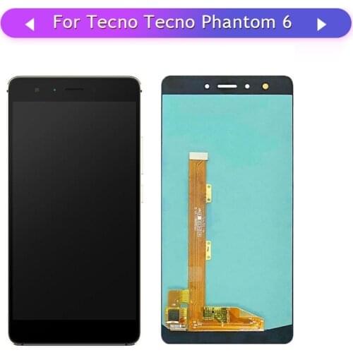 For Tecno phantom 6 A6 Full LCD Display Assembly Complete Touch Screen Digitizer Replacement