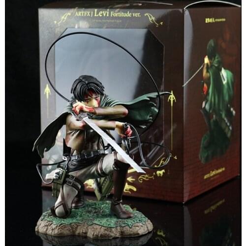 Rival Ackerman Action Figures Anime Attack on Titan Model Toys 18cm Levi Figurine PVC Collection Statue