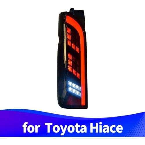 Taillight Assembly for Toyota Hiace LED running light LED brake light LED sequential turn signal