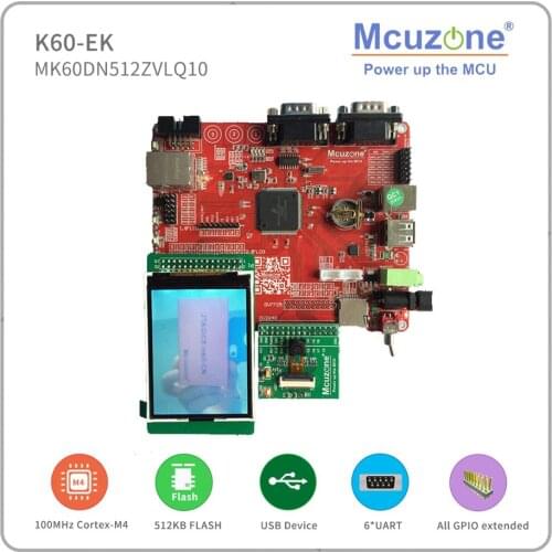 K60 OV7725, 100MHz Cortex-M4, CAN, USB, Ethernet, TF, 0.3MP Camera, 2.8" 240320 TFT LCD K60-EK-T28