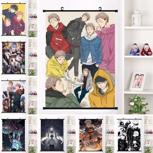 Picture HD Prints Decor Plastic Scrolls Anime Hanging Canvas Painting Cartoon Character Poster Home Modern Living Room Wall Art