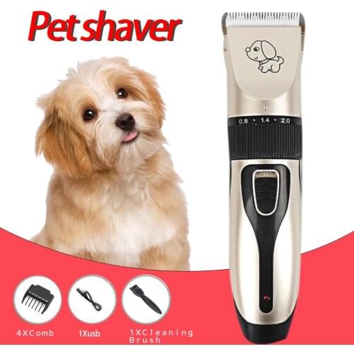 2018 Rechargeable Low-Noise Pet Hair Clipper Remover Cutter Grooming Cat Dog Hair Trimmer Electrical Pets Hair Cut Machine
