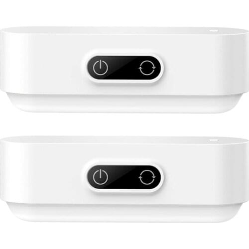 Upgraded 3W Press Lights, 5 Colors Adjustable, Dimmable Tap Lights Battery Rechargeable, for Reading, Cabinet, Bedside