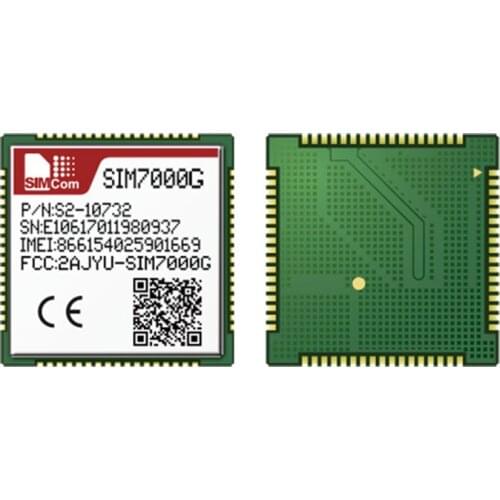 SIMCOM SIM7000G Global Band NB-IoT Module LCC type LTE CAT-M1(eMTC) competitive with SIM900 and SIM800F