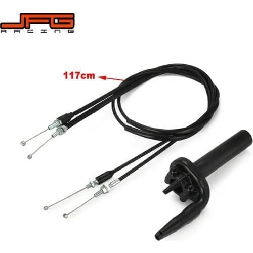 Motorcycle Handlebar Twister Throttle Tube Pull Push Cable FCR For HONDA CRF250R CRF450R CRF250X CRF450X RMZ250 RMZ450 KX250F
