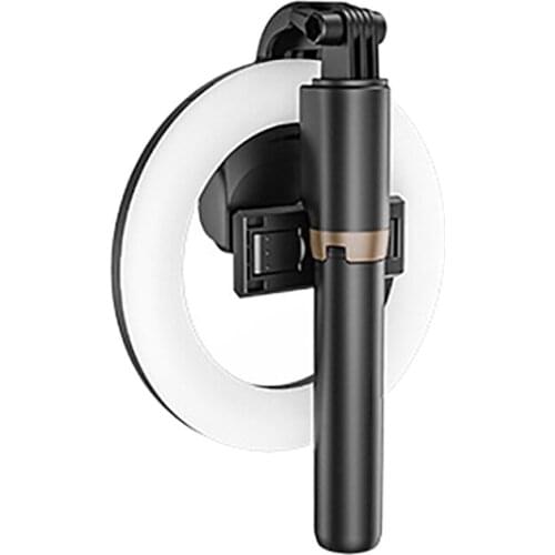 Selfie Stick Tripod With RGB Ring Light Wireless Bluetooth Remote Control For Selfie Makeup Fill Light Video Recording