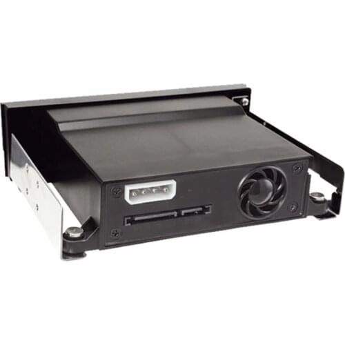 SATA Internal Tray-less Mobile Rack for 2.5" or 3.5" SSD HDD Hard Drive Backplane Enclosure