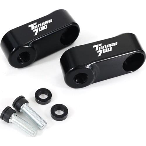 Rearview Mirrors Extension Riser Extend Adapter Fit For Yamaha XTZ 690 Tenere 700 2019-2021 Super Tenere XT1200Z 2010-2021