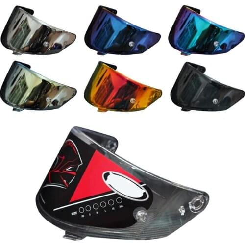 Helmet Glass Full Replaceable Face UV Protection Portable REVO Protective Motorcycle Helmet Visor for KYT NFR NXR