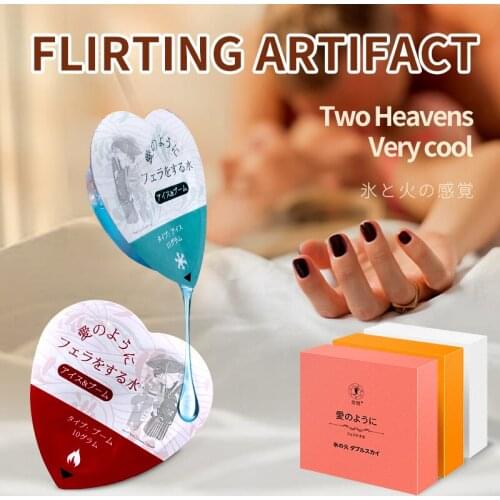 12pcs Oral Sex Water for Sex Anal Sex Transprant Lubricant Oral Sex Gel Exciter for Women Orgasm Sex Lube Adult Product Oral Sex