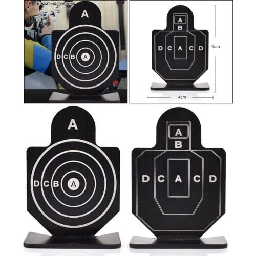 4x Tactical Shooting Target Hand Gun Pistol Aim Practice BB Pellet Target Board Freestanding Paintball Practicing