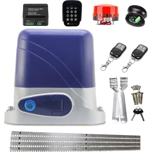 Automatic sliding gate operator/gear motor for residential gates weight 600kg with 4m racks keypad light photocell Optional