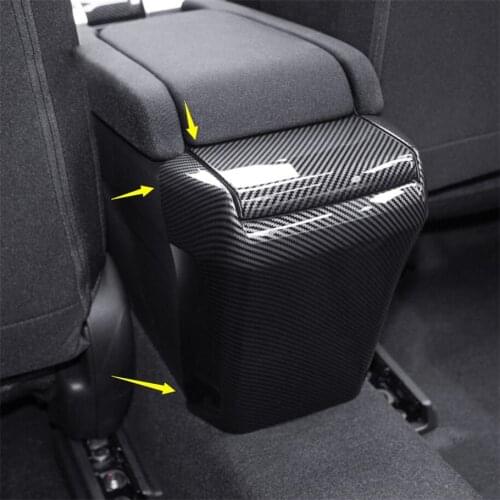 Car Styling Rear Seat Armrest Storage Box Anti Kick Protection Panel Cover Trim Fit For Honda Civic 2016 - 2019 Sedan