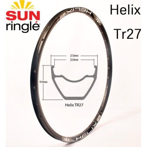 Sunringle sun rim helix TR27 26 27.5 29er inch mountain Tubeless am fr hoops