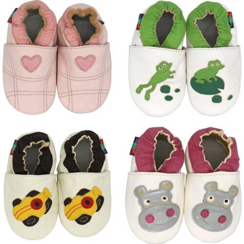 Carozoo New Leather Soft Sole Baby Shoes Toddler Slippers Up To 4 Years Newborn
