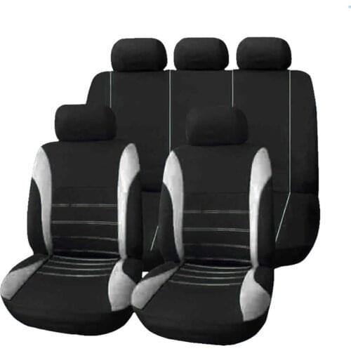 9pcs/Set Car Seat Covers Dustproof Washable Seat Protectors Pad Cover Light Universal Full Seat Covers for Auto Cars