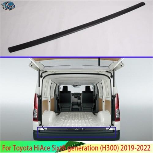 For Toyota HiAce Sixth generation (H300) 2019 2020 plastic rear bumper protection window sill outside trunks decorative plate