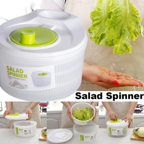 Vegetables Dryer Salad Spinner Fruits Basket Fruit Tools Clean Storage Drying Vegetables Kitchen Machine Wash Basket