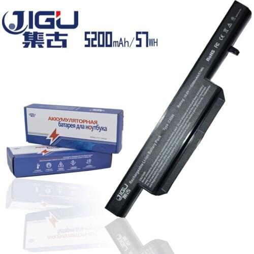 JIGU C4500BAT-6 C4500BAT6 Laptop Battery For CLEVO B4100M B4105 B5100M C5105 C4100 C4500 C4500Q 6Cell