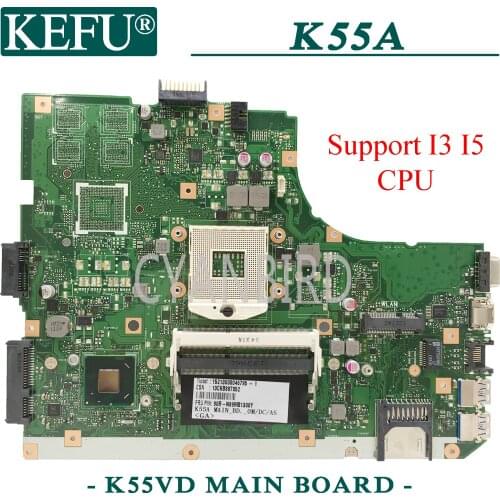 KEFU K55VD original mainboard for ASUS K55A Support I3 I5 CPU Laptop motherboard