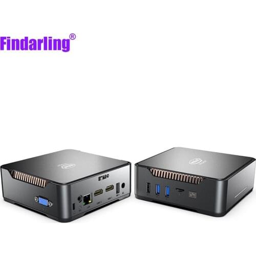 Quad Core GK3V Windows 10 Mini PC Intel Celeron J4125 8GB RAM 128GB/256GB Dual WIFI 4K 60Hz WIN10 2*HDMI 1*VGA Desktop Computer