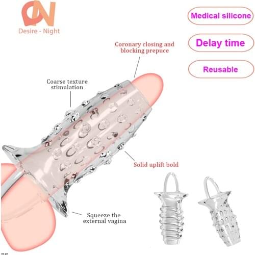 Penis Cock Ring Sleeve for men Increase Games Condom Couple Male CockRing Erotic dildo Delay Ejaculation Sex Toys Shop for Adult