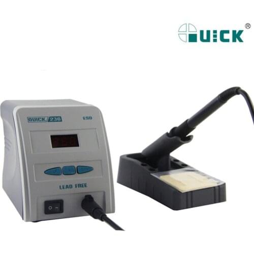 Original portable small quick 236 lead free esd digital welding machine with ceramics heater element soldering iron handle