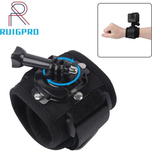 360 Degree Rotation Hand Wrist Strap for GoPro Hero 8 7 5 6 4 Session Xiaomi Yi 4K Lite SJ4000 H9 Arm Belt Go Pro Accessory