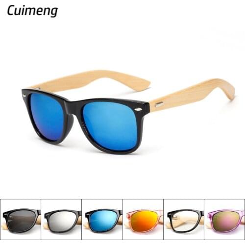 Wood Sunglasses Men women square bamboo Women for women men Mirror Sun Glasses retro de sol masculino 2019 Handmade