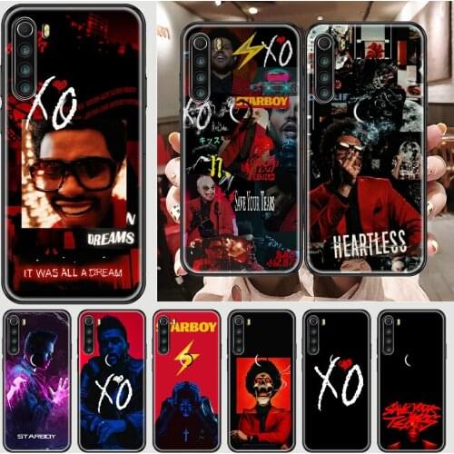 The Weeknd xo Phone case For Xiaomi Redmi Note 7 7A 8 8T 9 9A 9S K30 Pro Ultra black pretty coque soft prime art Etui tpu funda