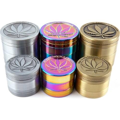 3/4Layer Herb Tobacco Weed Grinder Smoking Accessories Manual Hand Grass Spice Herb Grinder Miller Crusher Machine Box Best Gift