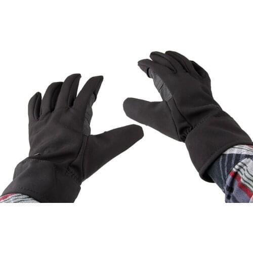 Outdoor sports gloves ride slip-resistant leather breathable non-slip warm waterproof anti-static photography gloves accessories