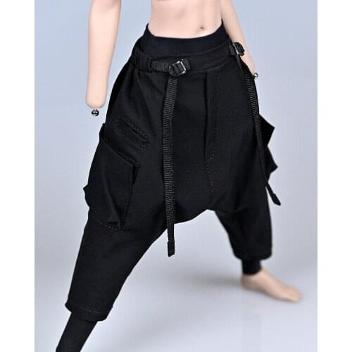 1/6th Trendy Dark Functional Wind Harem Pants Model for 12" Female Body