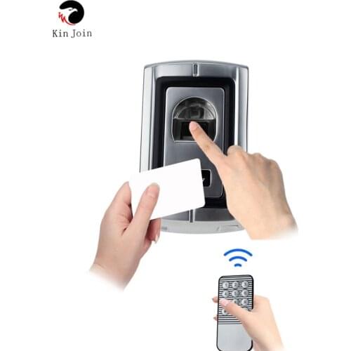 125KHz RFID Fingerprint Scanner Without Keypad Door Locks With Metal Case Fingerprint Access Control Controller Can Reader Cards