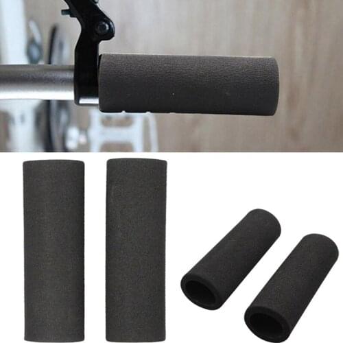 2PCS Motorcycle Rubber And Plastic Sponge Handle Cover Foam Protective Tube Handle Cover To Absorb Sweat 11*4*4cm Accessories