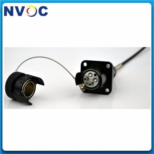 4C SM Field Tactical Connector 2/4/6/8/12cores Military Outdoor Use YG Series Multicore Fiber Optic Tactical Cable Patch Cord