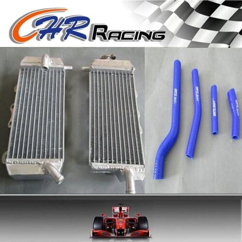 Alloy aluminum radiator+blue hose kit for Yamaha YZF450 YZ 450 F WR450 WR 450 F 07-09 08 2007 2008 2009