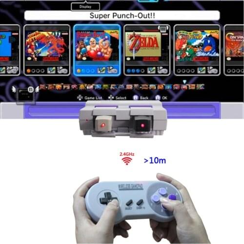 Wireless Gamepads 2.4GHZ Joypad Joystick Controle Controller for Switch SNES Super Nintendo Classic MINI Console Remote