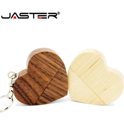 Over 1pcs Logo Free Fivestars Buy Usb 2.0 Logo Custom Wood Heart Shape Usb Flash Drive 8g/16g/32g/64g Usb Pendrive Wedding Gift