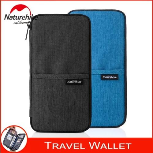 Naturehike New Passport Holder Ultralight Durable Travel Wallet Ticket Credit Card Organizer Document Bag Multi-use Cardholder