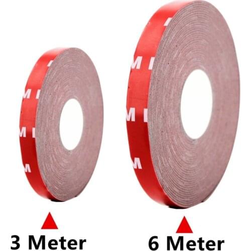 3 Meter 6 M Tape Size 10mm double-sided adhesive adhesive acrylic foam tape for 5050 RGB LED strips Flexible Light neon Lights