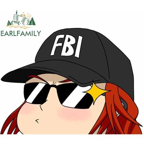 EARLFAMILY 13cm x 9.6cm for Rainbow Six Siege Fine Decal Waterproof 3D Custom Printing Vinyl Car Wrap VAN Decoration Car Sticker