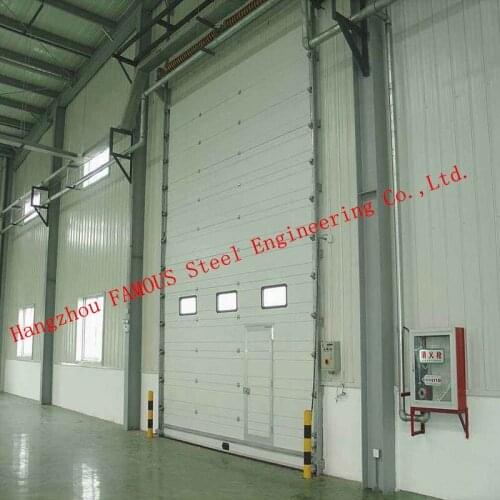 Hydraulic / Electrical Aircraft Hanger Door And Aviation Building Airplane Bifold Doors Vertical Lifting Systems