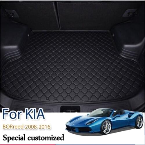 Custom Car trunk mat for KIA BORreed 2008 2009 2010 2011 2012 2013 2014 2015 cargo liner carpet interior accessories cover
